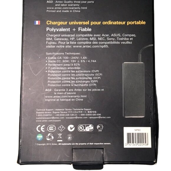 🛑 ANTEC Universal ➕🆒 POWER CHARGER Notebook POWERBANK Connector 💸BUY NOW‼️ - Picture 8 of 16